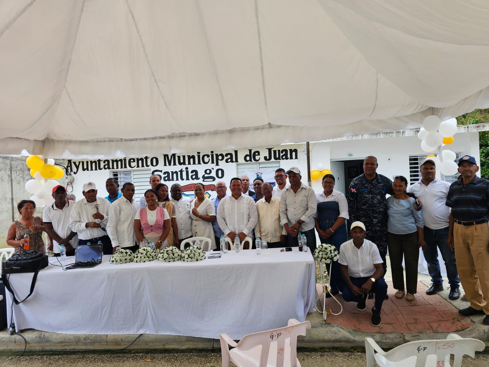 Rendición de cuentas del Ayuntamiento de Juan Santiago: gestión 2024-2028 del alcalde Omar Gómez.