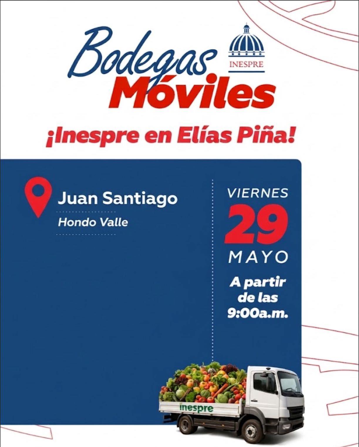 ¡Las Bodegas Móviles de INESPRE llegan a Elías Piña!